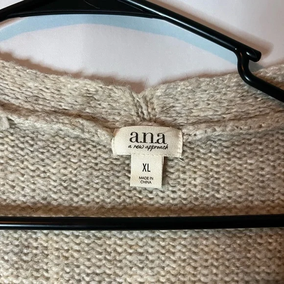 a.n.a Beige Button-Up Cardigan - Picture 5 of 5